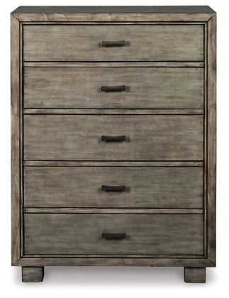 Arnett Gray Chest of Drawers