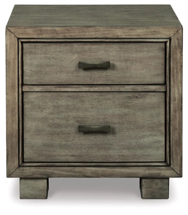 Arnett Gray Nightstand