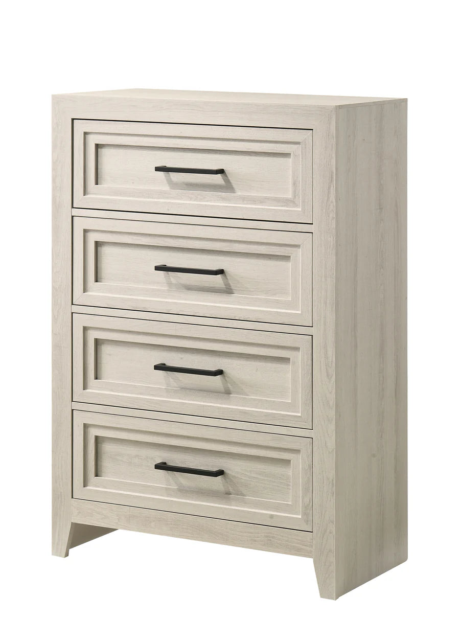 Lorraine Antique White Panel Youth Bedroom Set
