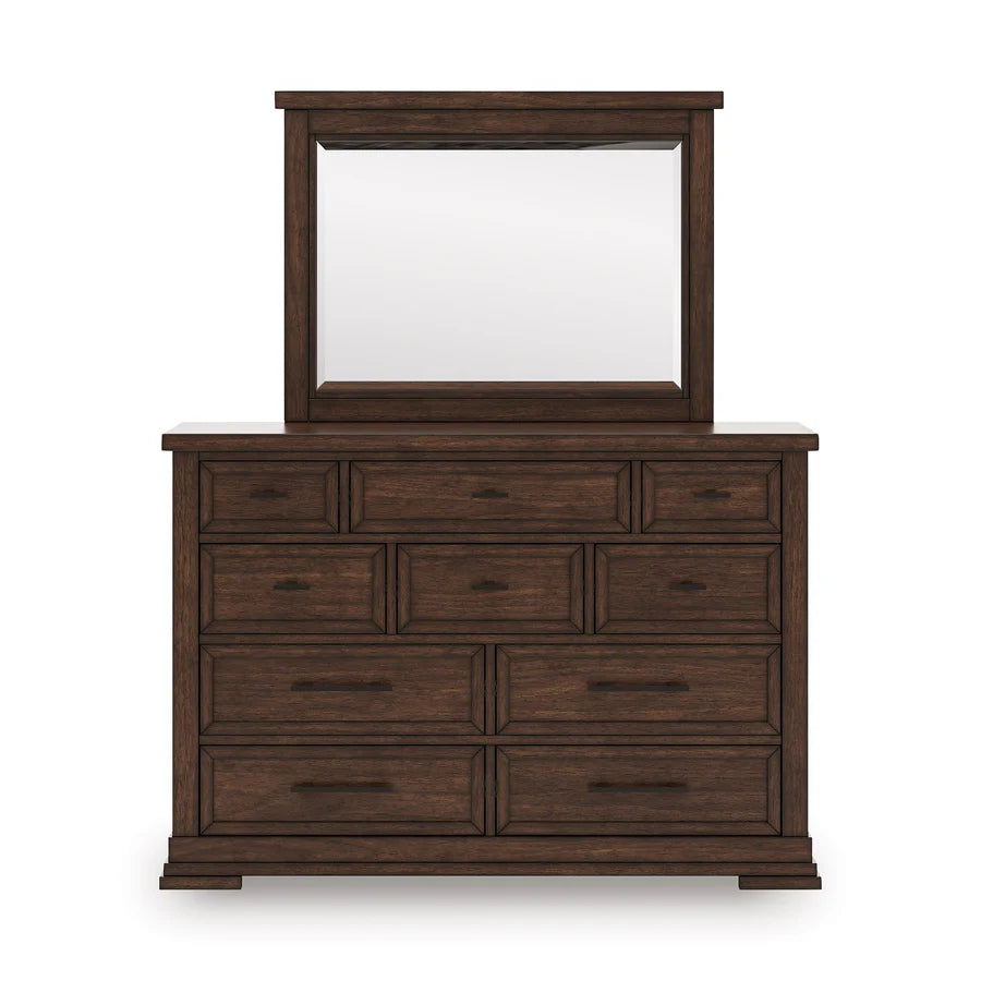 Taffenbrook Medium Brown Storage Platform Set