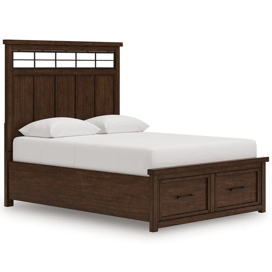 Taffenbrook Medium Brown Storage Platform Set