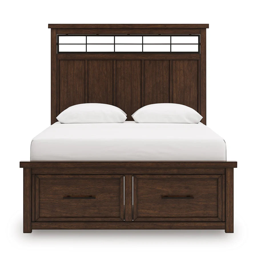 Taffenbrook Medium Brown Storage Platform Set