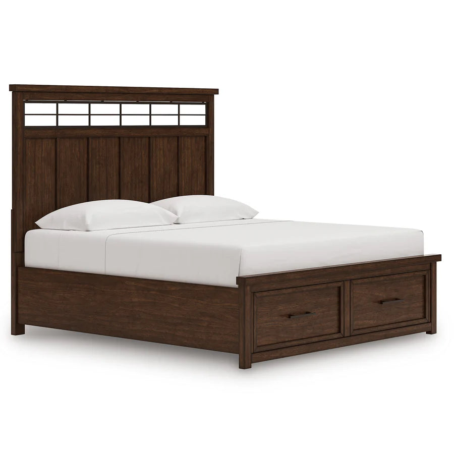 Taffenbrook Medium Brown Storage Platform Set