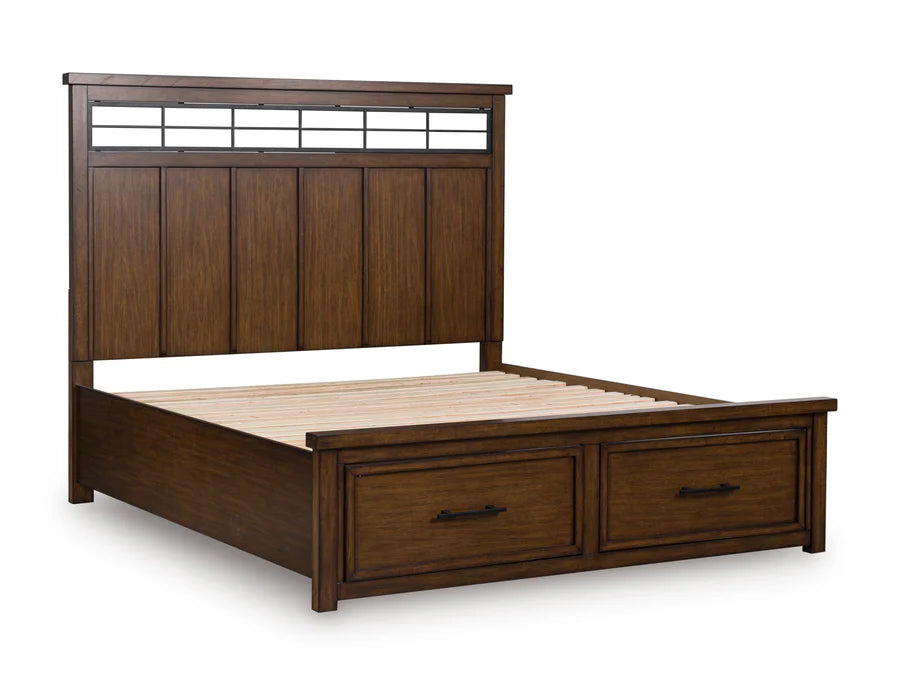 Taffenbrook Medium Brown Storage Platform Set
