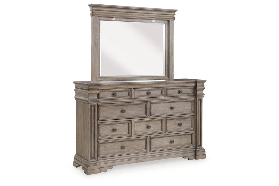 Blairhurst Light Grayish Brown Panel Bedroom Set