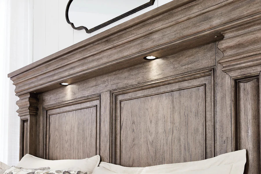 Blairhurst Light Grayish Brown Panel Bedroom Set