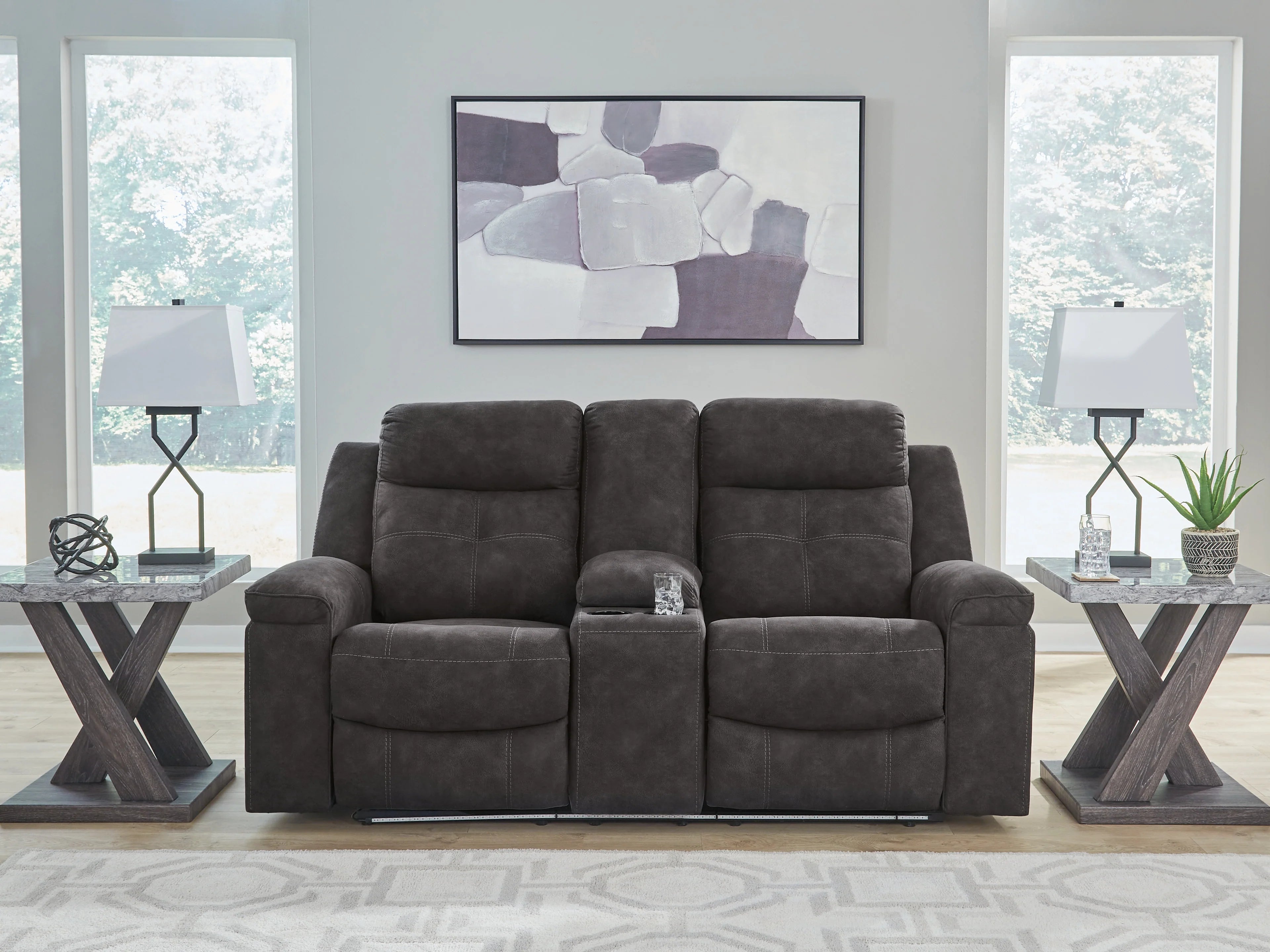 Brysonview Contemporary Reclining Living Room Set