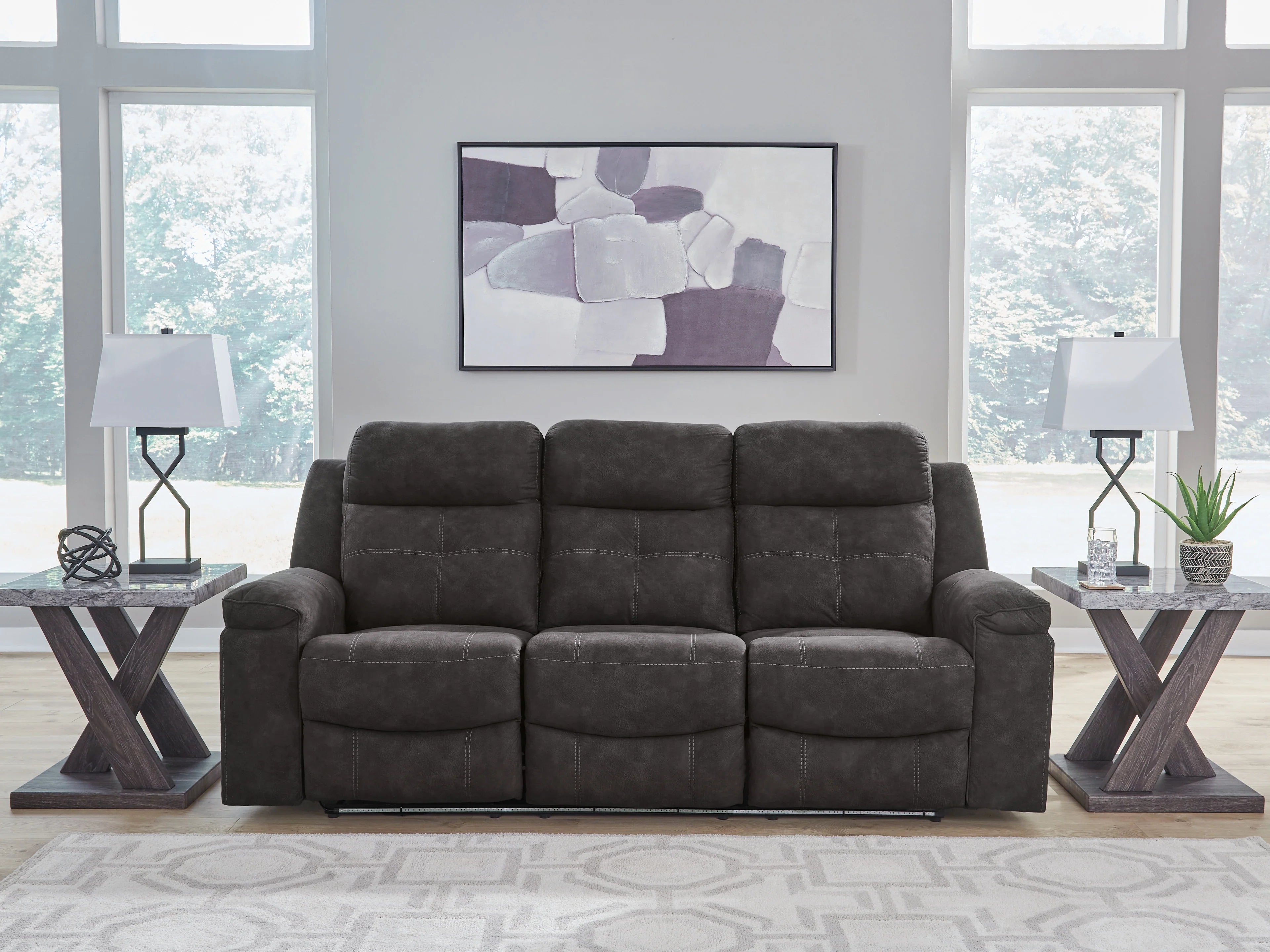 Brysonview Contemporary Reclining Living Room Set