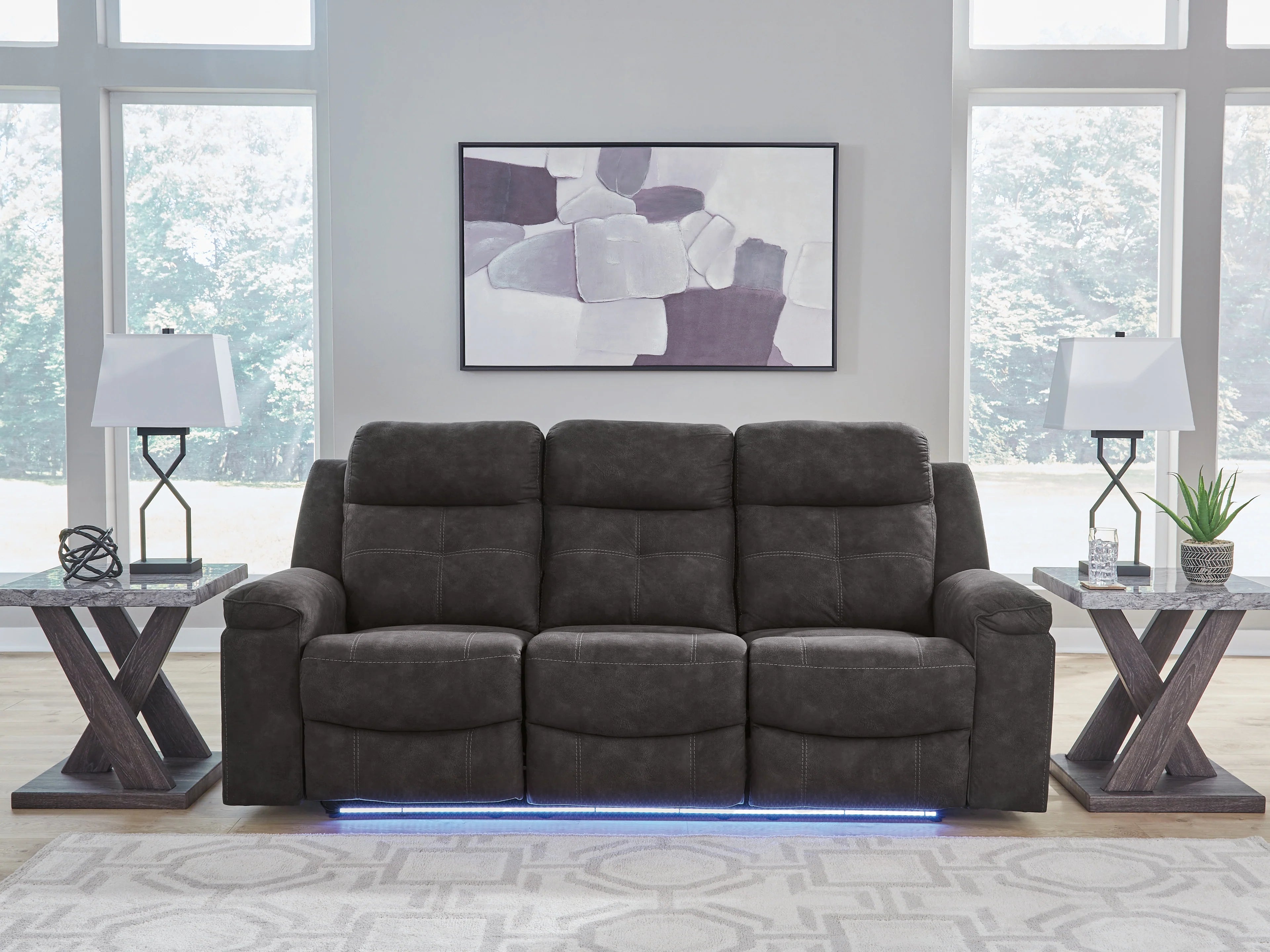 Brysonview Contemporary Reclining Living Room Set