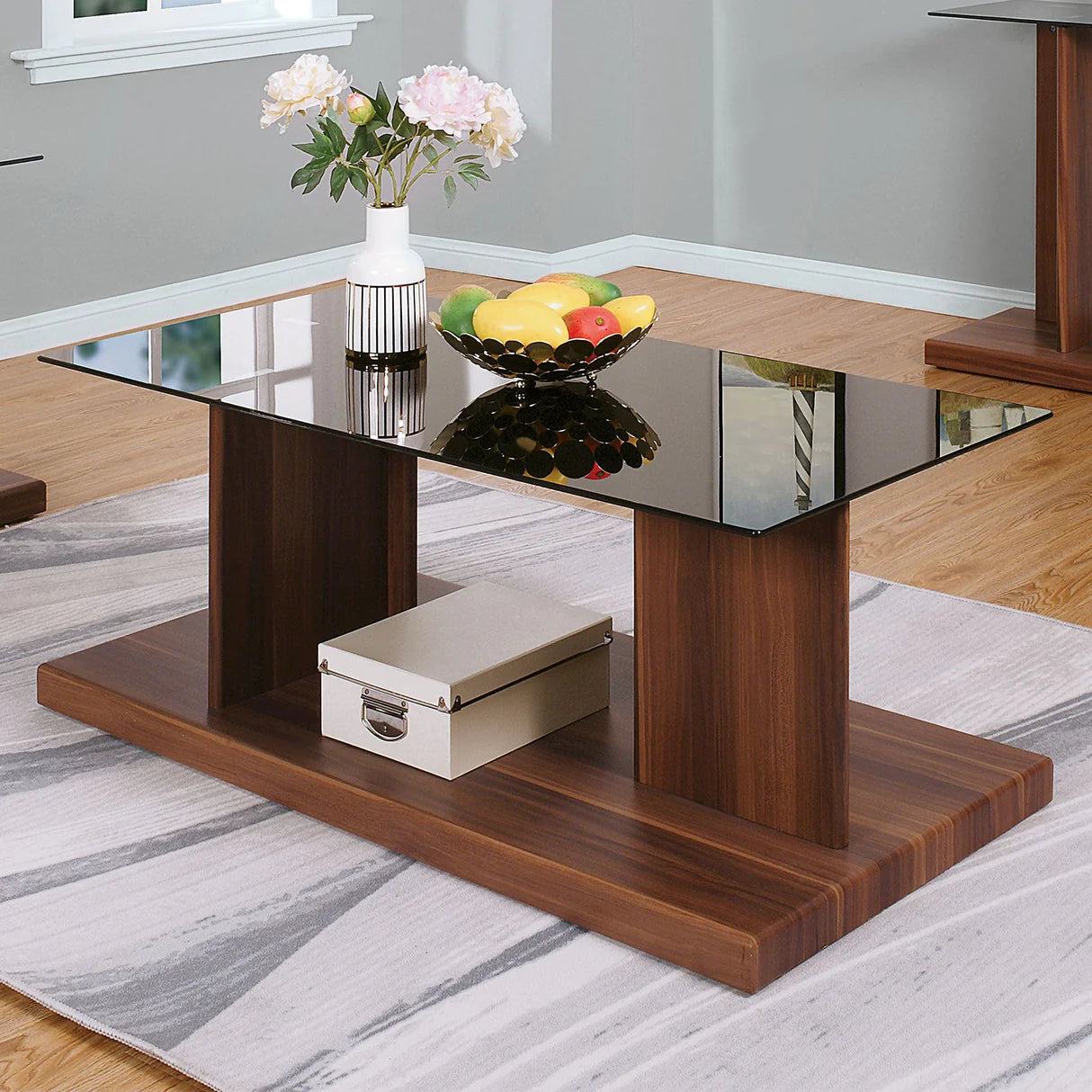 Mannedorf Dark Brown Coffee Table