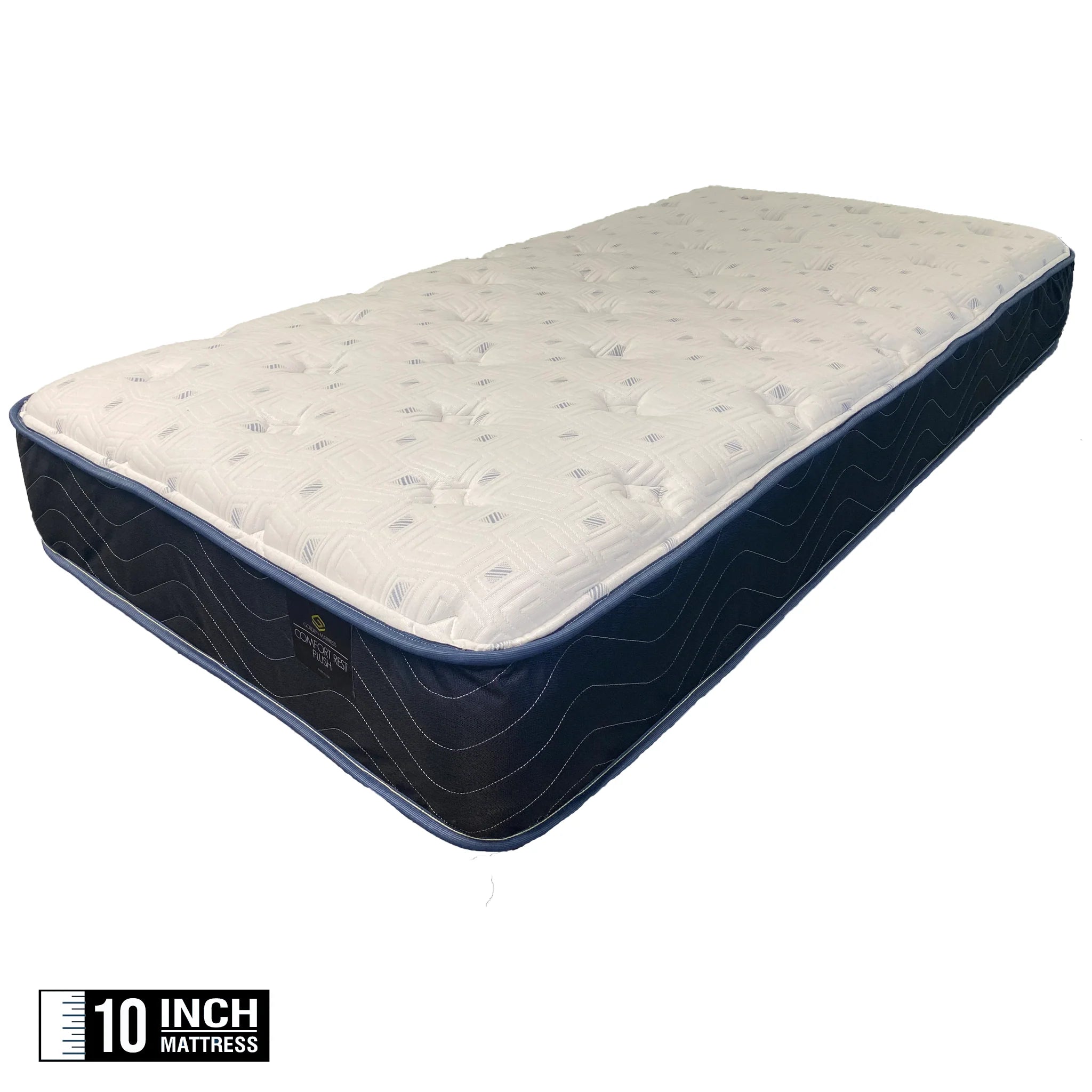 Comfort Rest Luxury Plush Mattress – 10" Cooling, Plush Support