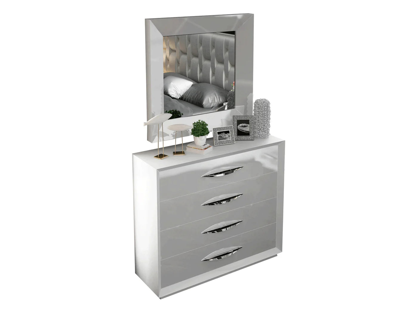 Emporio White Bedroom Set