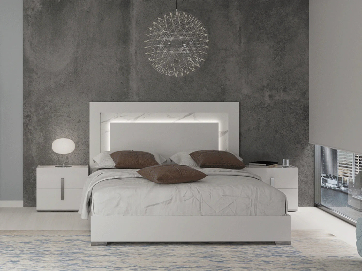 Juego de dormitorio Carrara