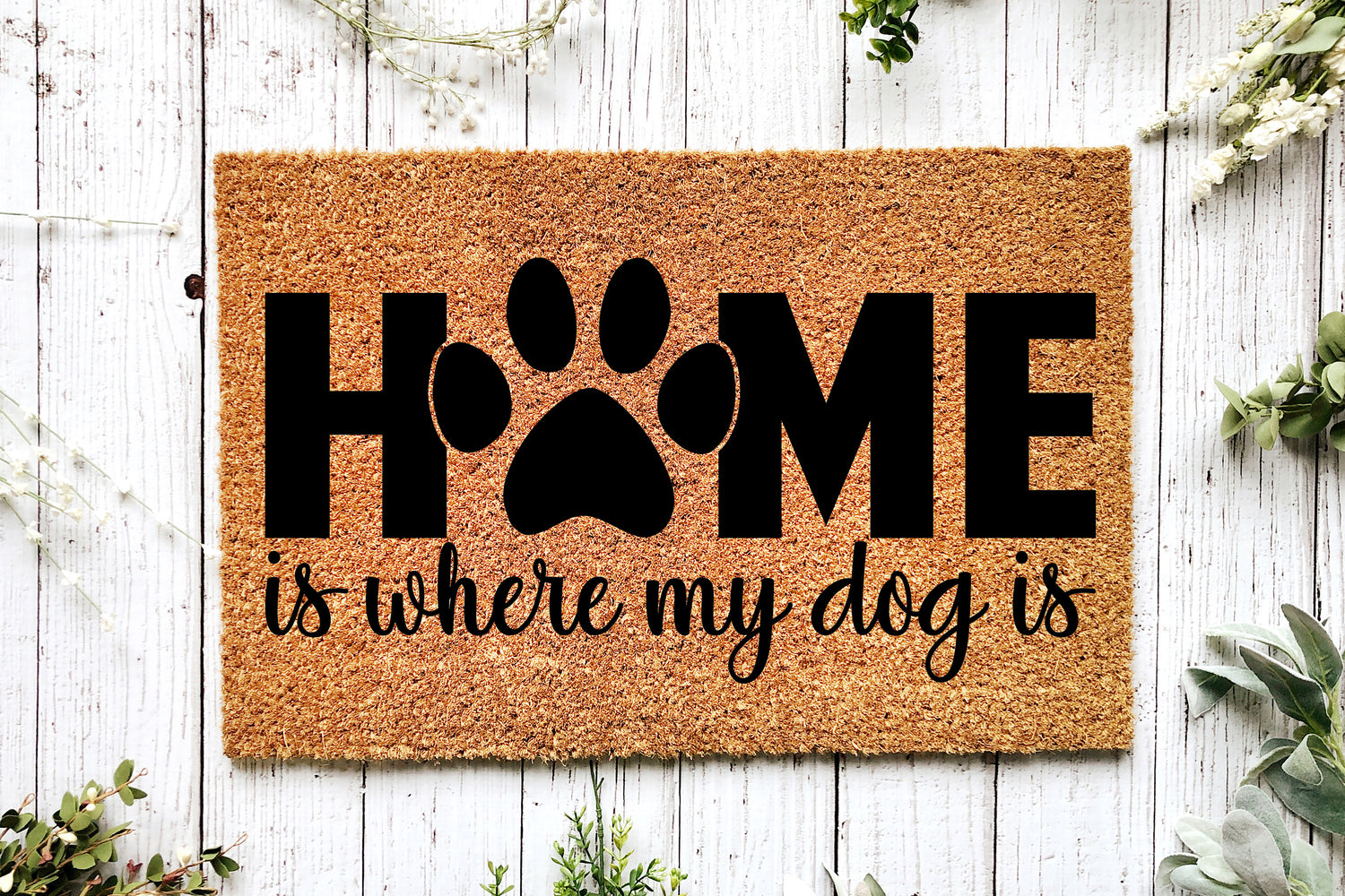 Dog Owner Family Doormat