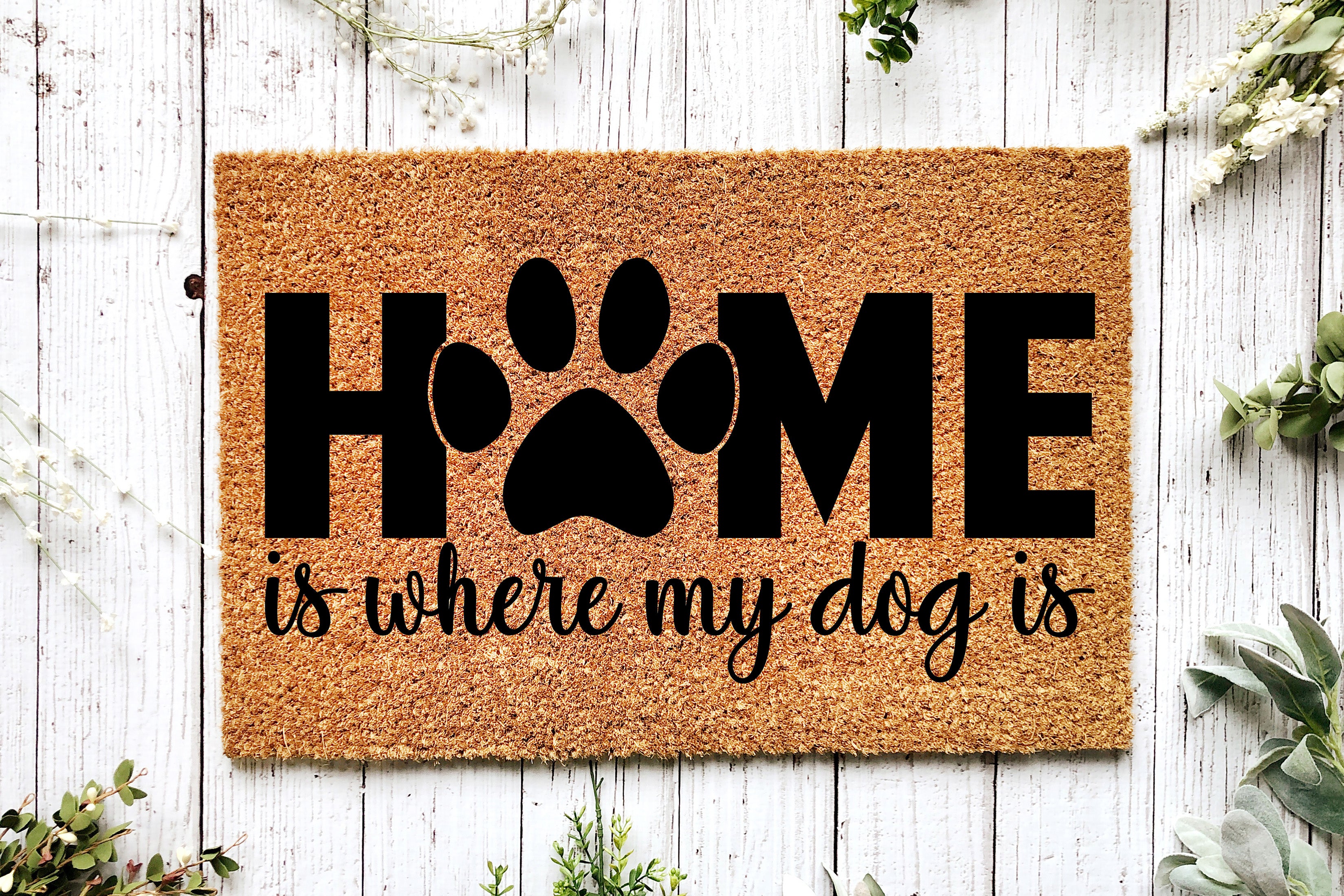 Dog Owner Family Doormat