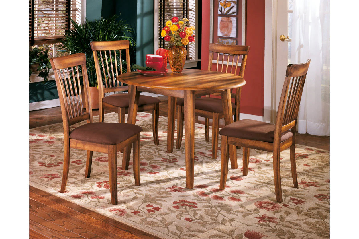 Berringer Rustic Brown Dining Drop Leaf Table
