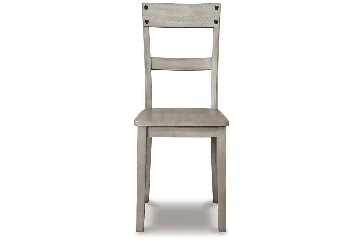 Loratti Gray Dining Table and Chairs, Set of 5