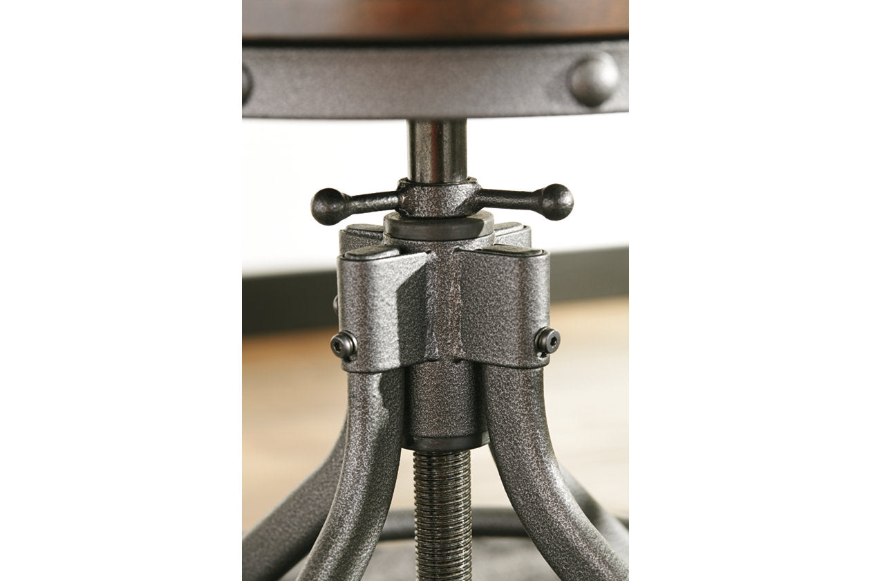 Odium Counter Height Dining Table and 4 Bar Stools Set