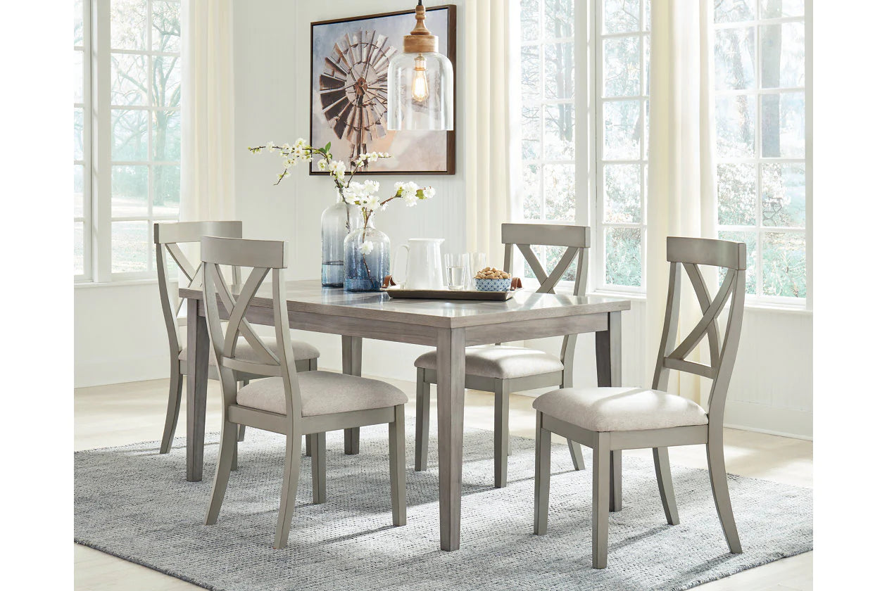 Parellen Gray Dining Table