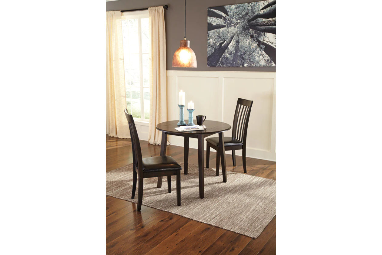 Hammis Dark Brown Dining Drop Leaf Table