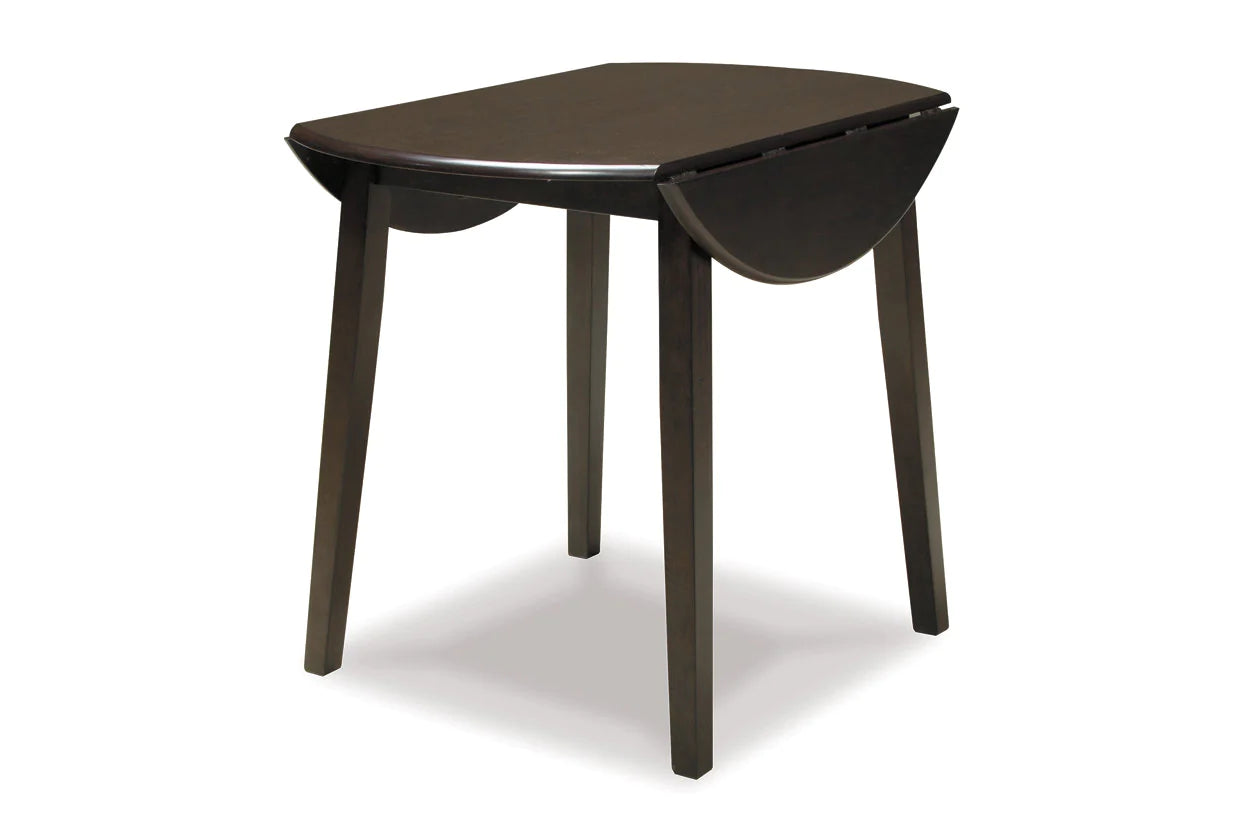 Hammis Dark Brown Dining Drop Leaf Table