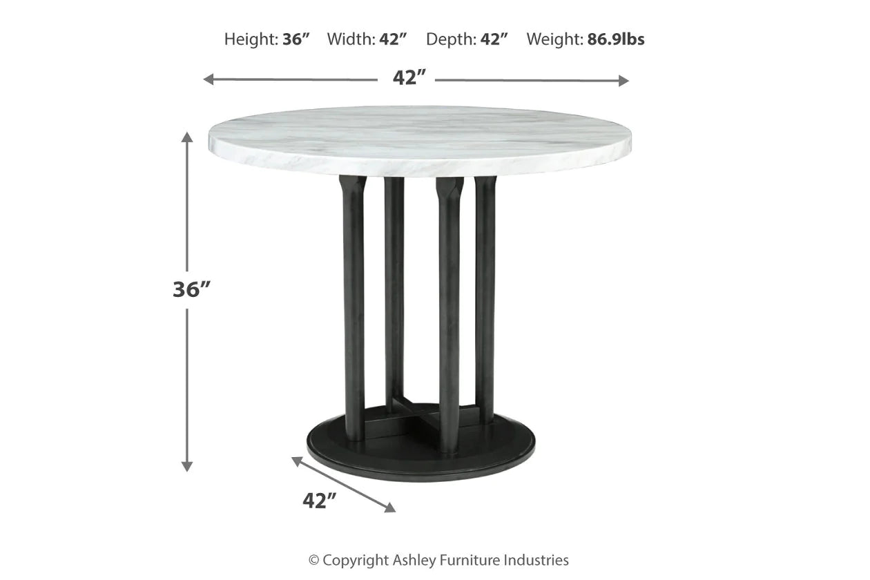 Centiar Two-tone Counter Height Dining Table