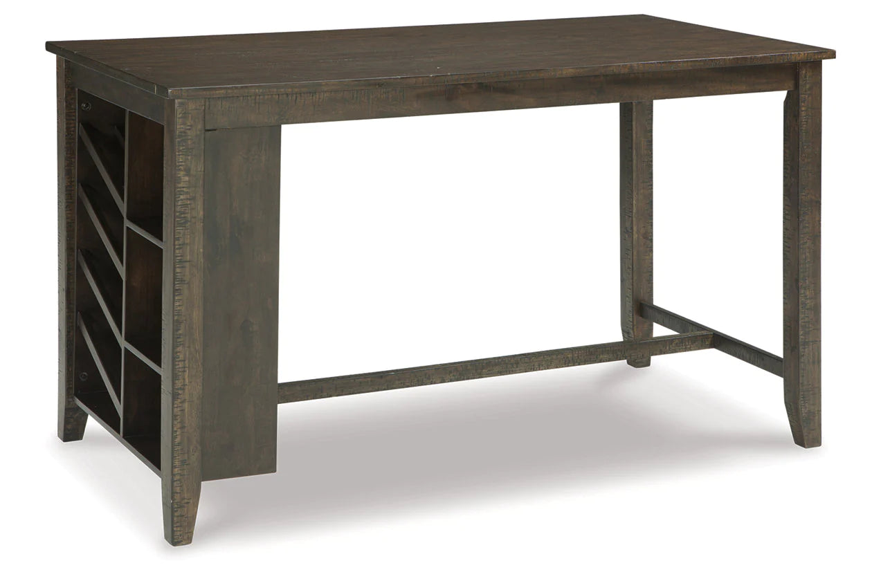 Rokane Brown Counter Height Dining Table