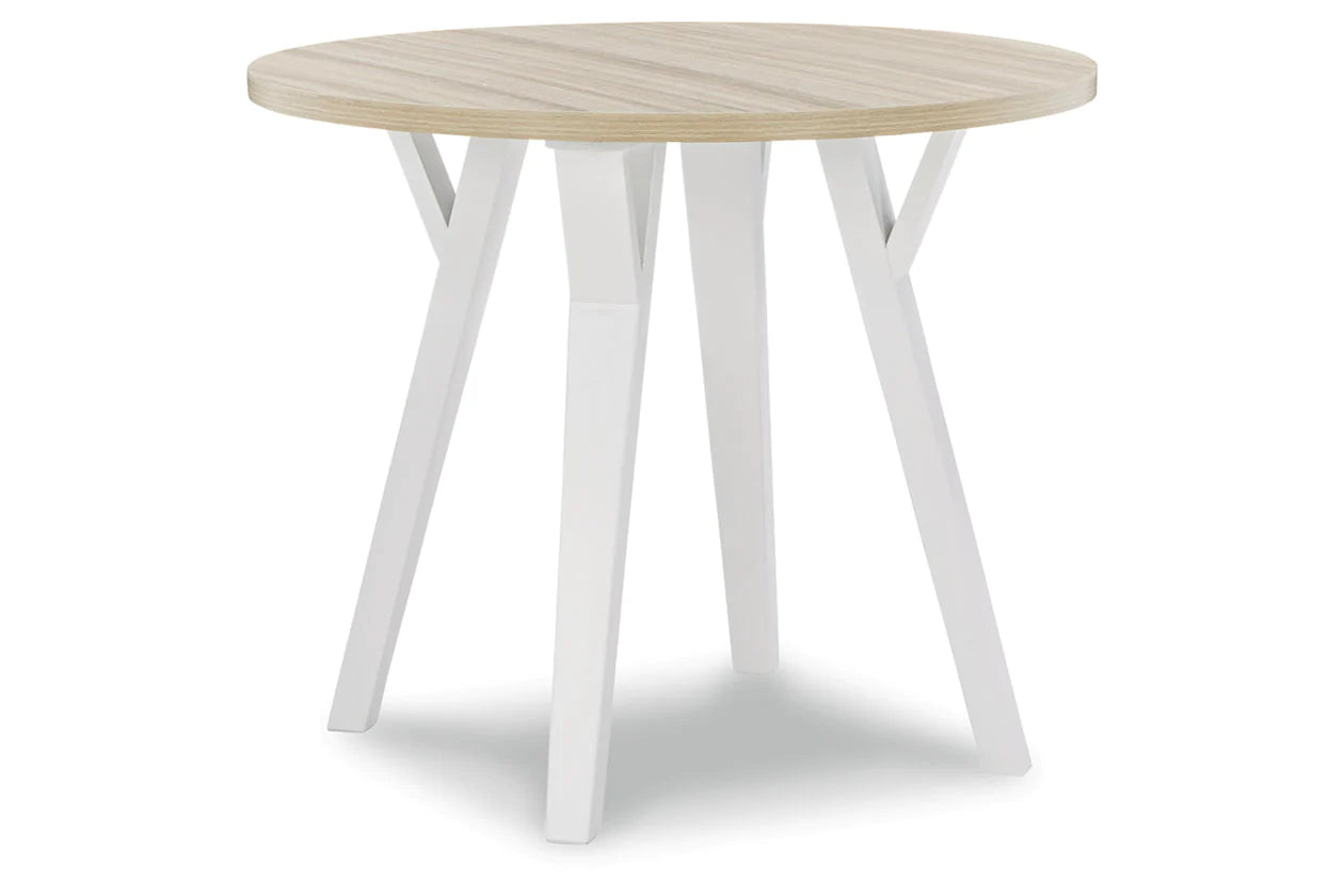 Grannen White/Natural Dining Table