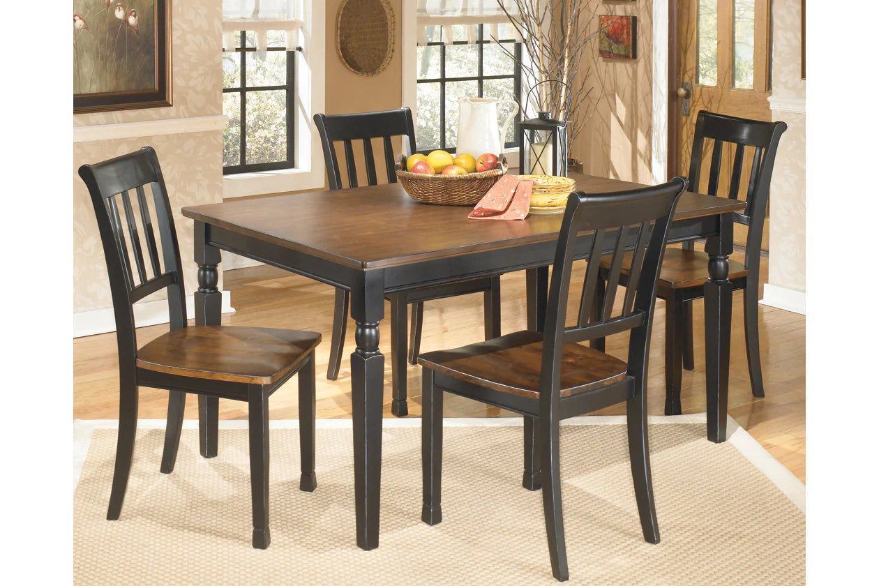 Owingsville Black/Brown Dining Table