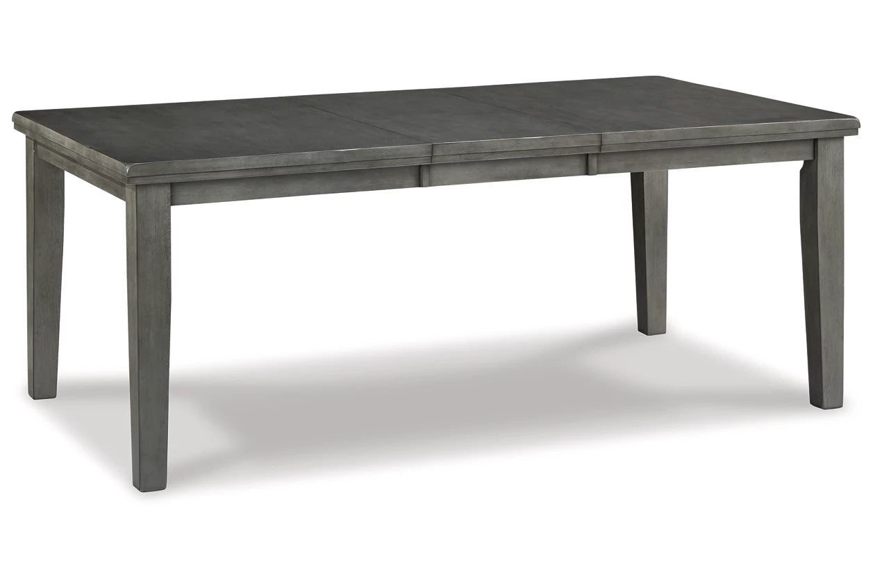 Hallanden Gray Extendable Dining Set