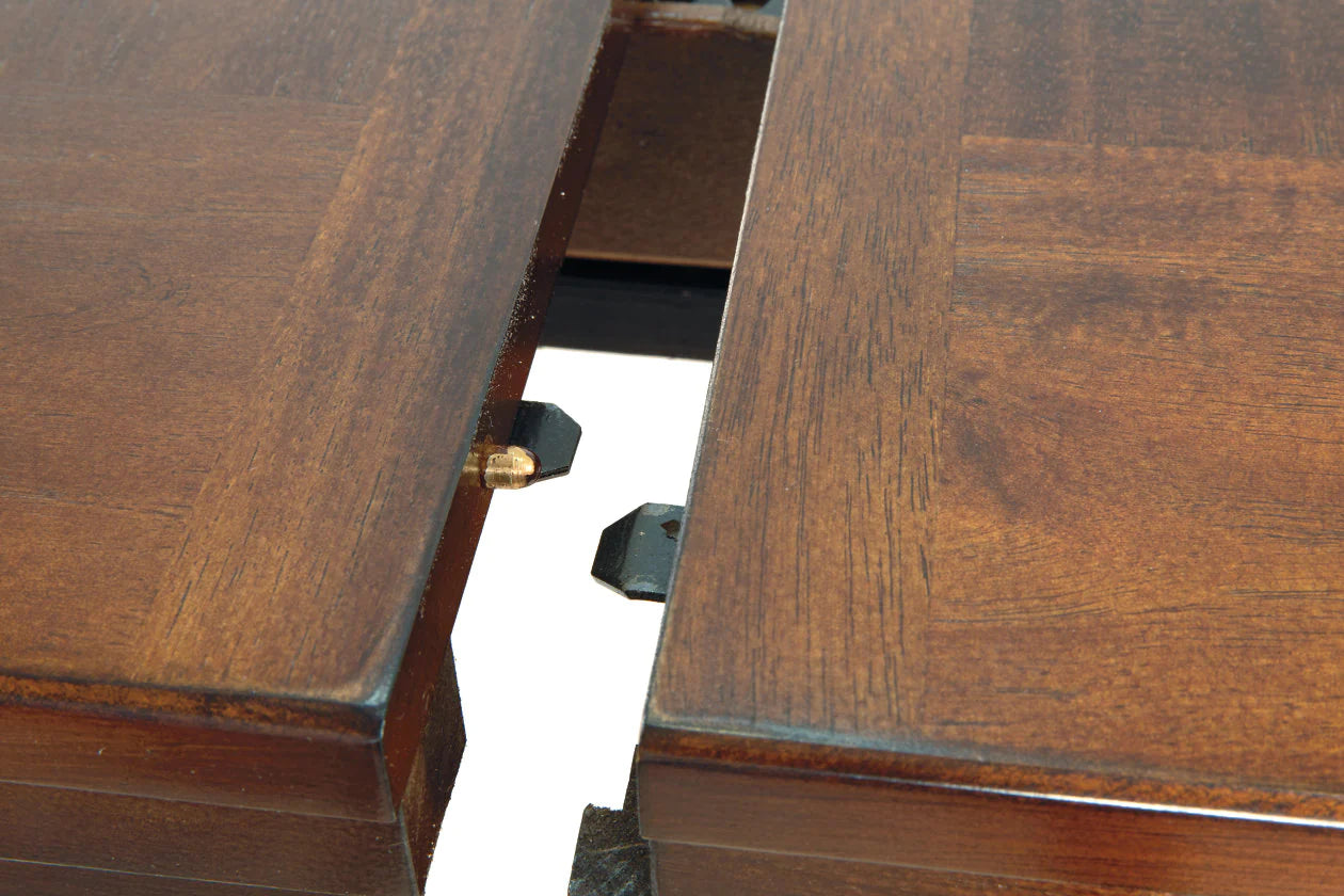 Ralene Medium Brown Counter Height Dining Extension Table