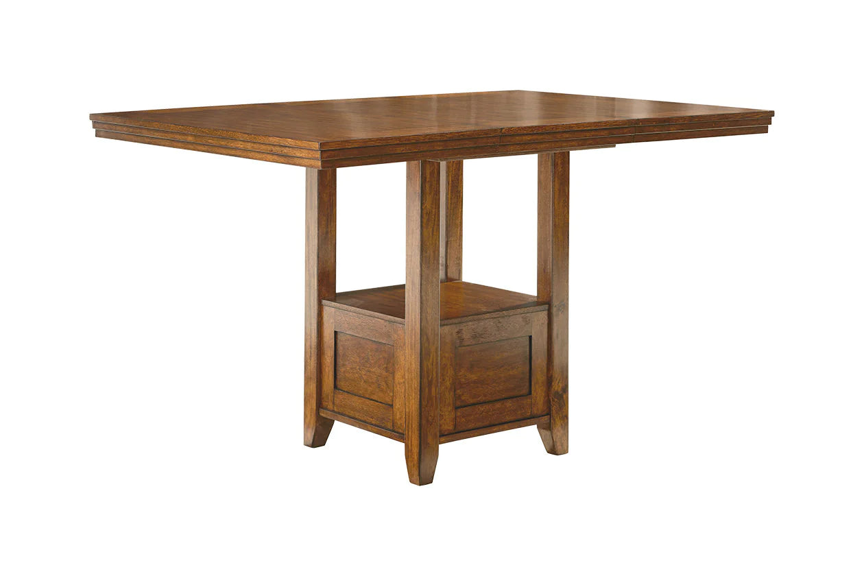 Ralene Medium Brown Counter Height Dining Extension Table