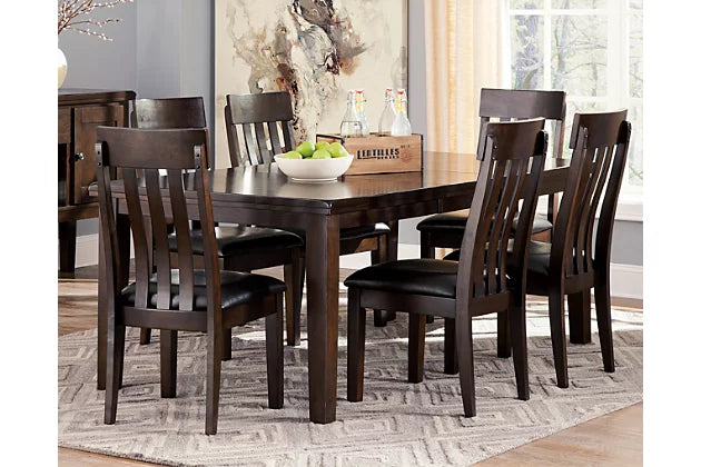 Haddigan Dark Brown Extendable Dining Table