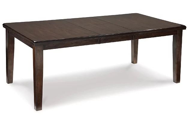 Haddigan Dark Brown Extendable Dining Table
