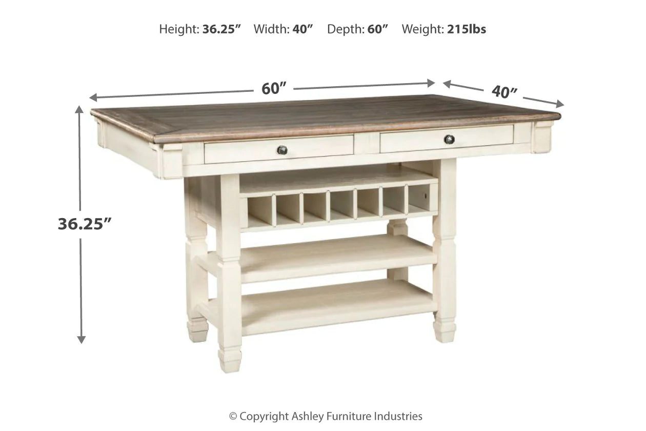 Bolanburg Two-tone Counter Height Dining Table