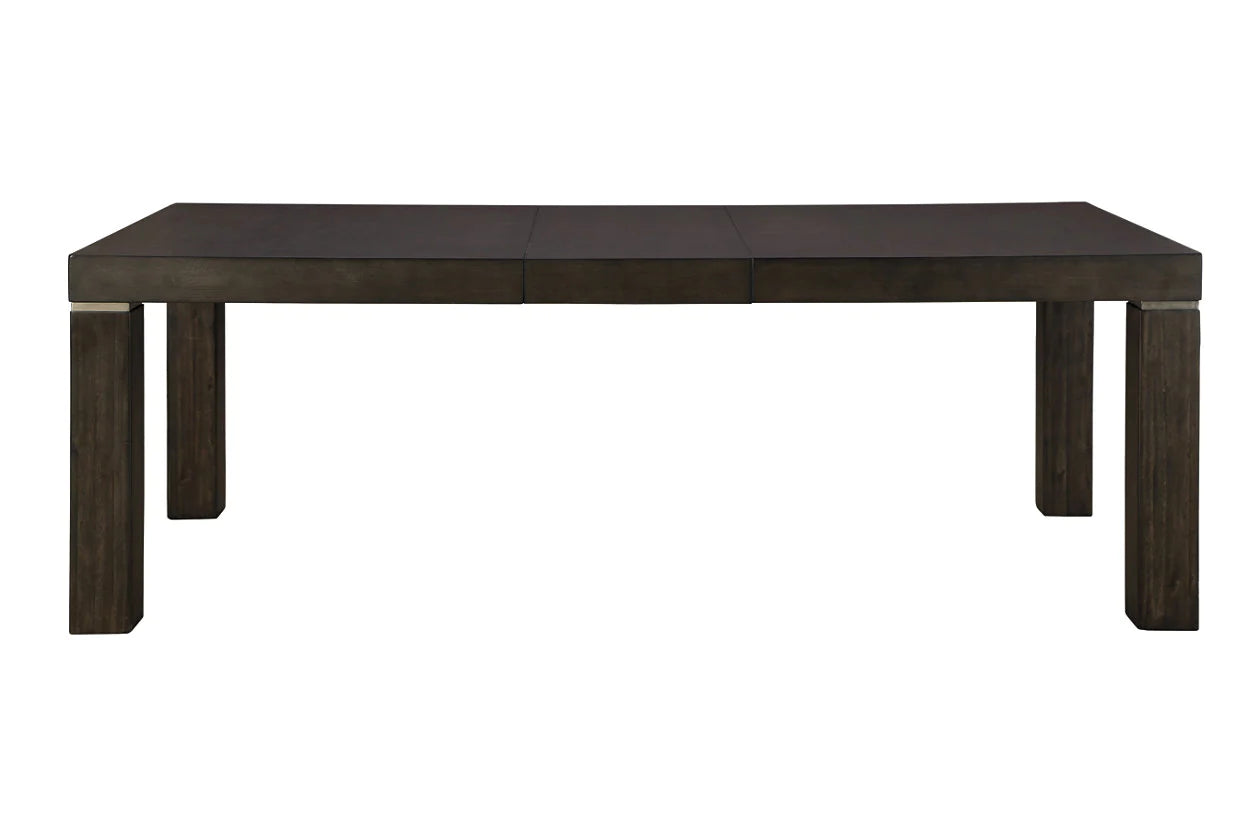 Hyndell Dark Brown Extendable Dining Table