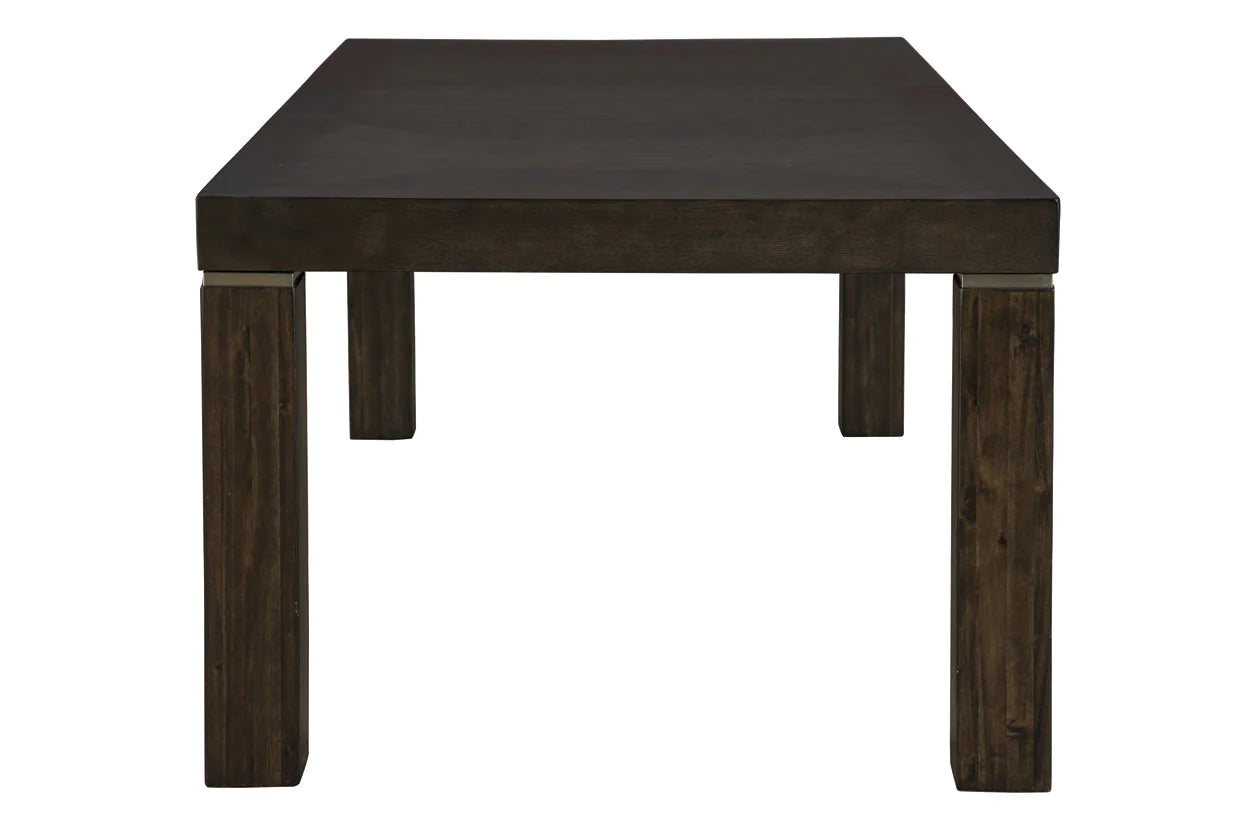 Hyndell Dark Brown Extendable Dining Table