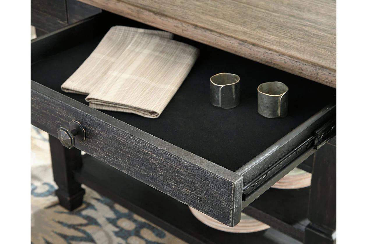 Tyler Creek Black/Gray Dining Table