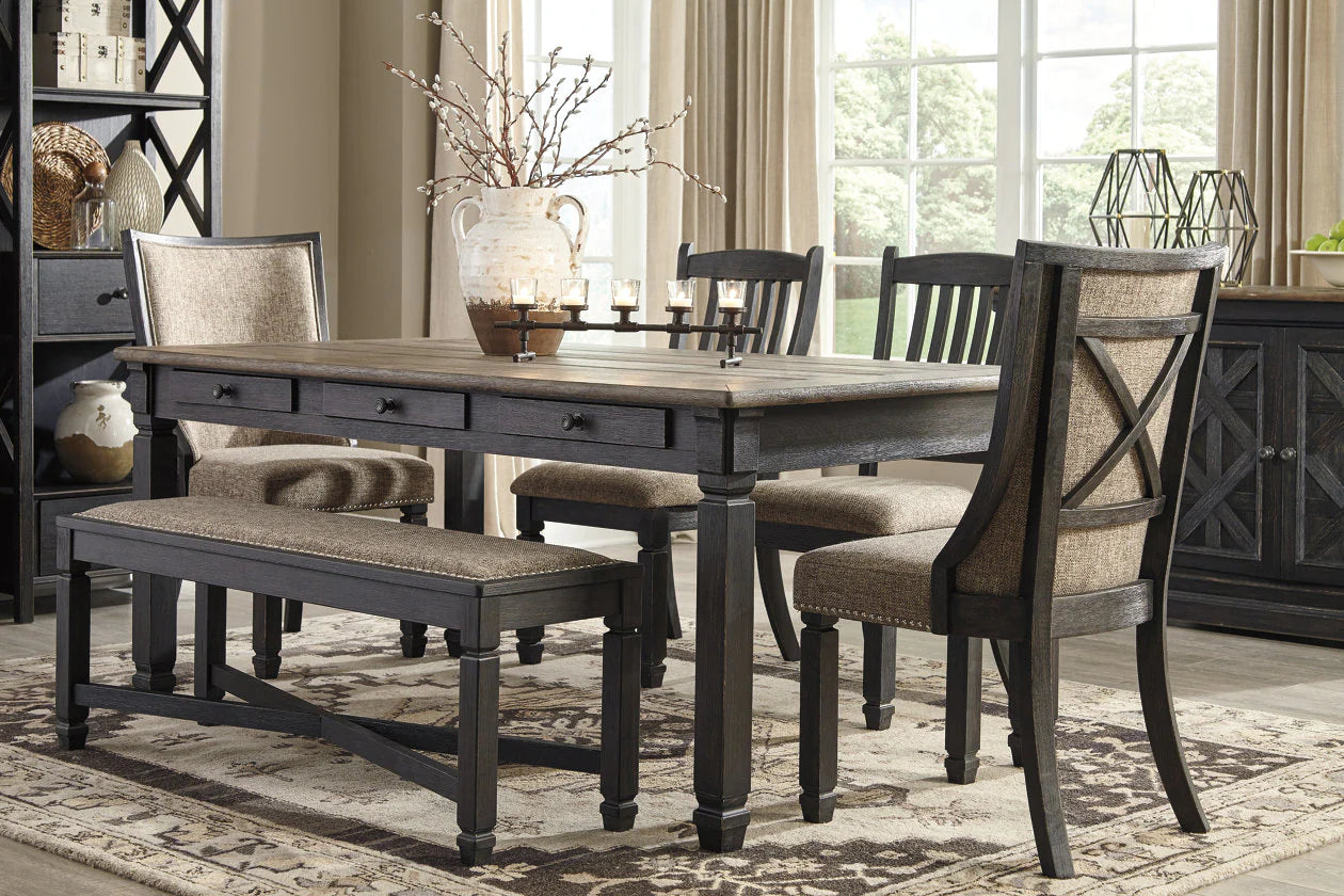 Tyler Creek Black/Gray Dining Table