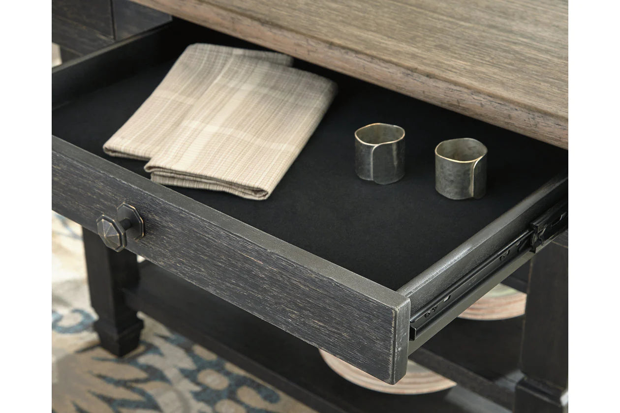 Tyler Creek Black/Gray Counter Height Dining Table