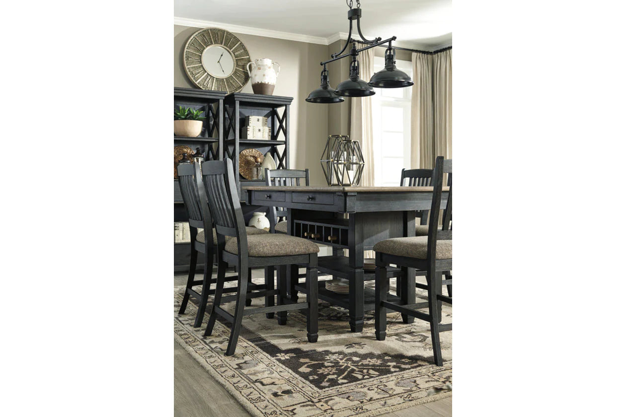 Tyler Creek Black/Gray Counter Height Dining Table