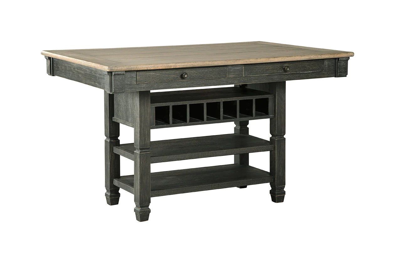 Tyler Creek Black/Gray Counter Height Dining Table
