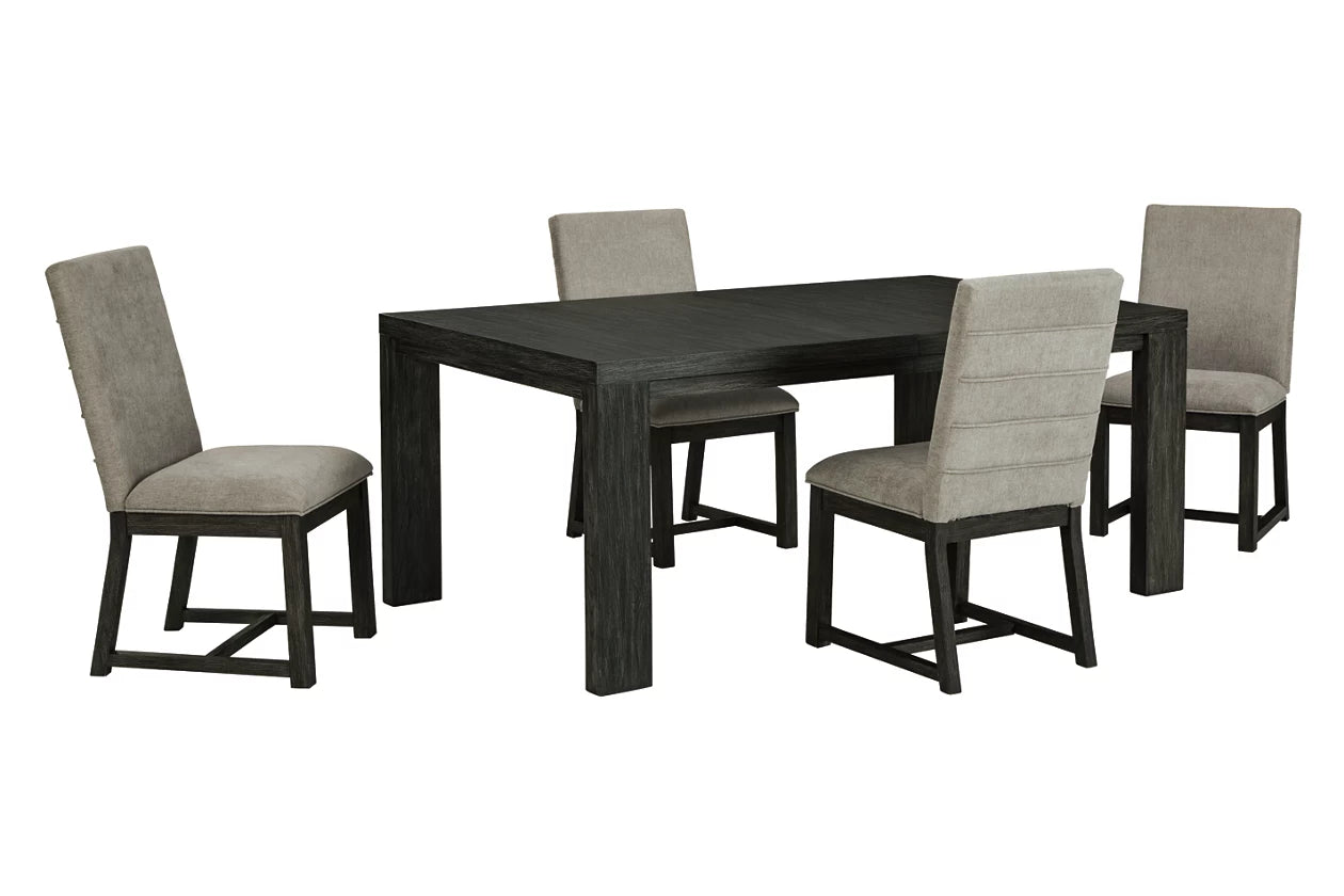 Bellvern Dining Table and 4 Chairs
