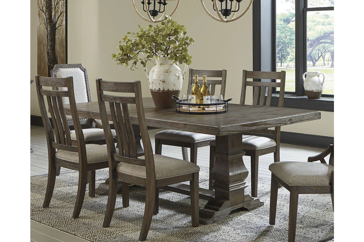 Wyndahl Rustic Brown Dining Table