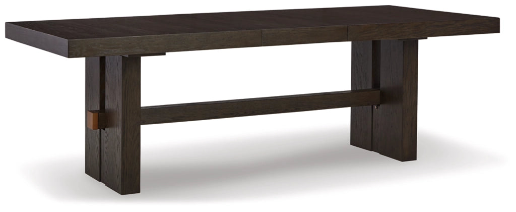 Burkhaus Dark Brown Extendable Dining Table