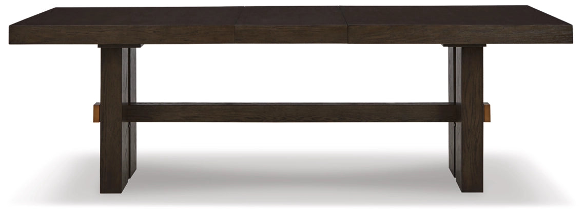 Burkhaus Dark Brown Extendable Dining Table