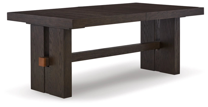 Burkhaus Dark Brown Extendable Dining Table