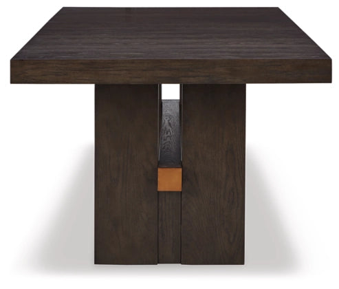 Burkhaus Dark Brown Extendable Dining Table