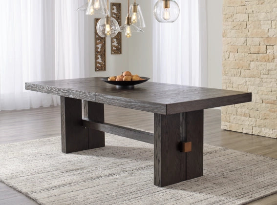 Burkhaus Dark Brown Extendable Dining Table