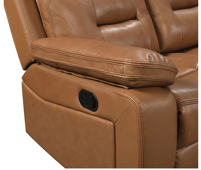 Conjunto de sofá reclinable Dallas Camel